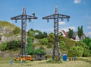 Мачты высоковольтной ЛЭП 2шт Auhagen НО/ТТ (42630) Наличие уточняйте. Склад №1